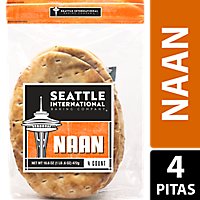 Seattle International Baking Company Naan Bread 4 Count - 16.6 Oz - Image 1