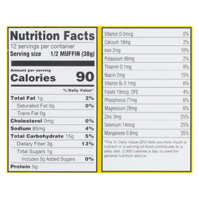 Food for Life Ezekiel 4:9 Bread English Muffins Flax - 16 Oz - Image 3