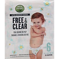 Open Nature Free & Clear Diapers Size 6 - 20 Count - Image 2