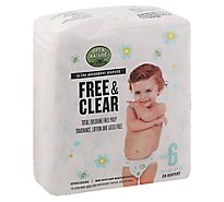 Open Nature Free & Clear Diapers Size 6 - 20 Count