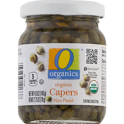 O Organics Capers Non Pareil - 4.9 Oz - Image 2