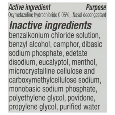 Signature Care Nasal Spray 12 Hour Menthol - 1 Fl. Oz. - Image 3