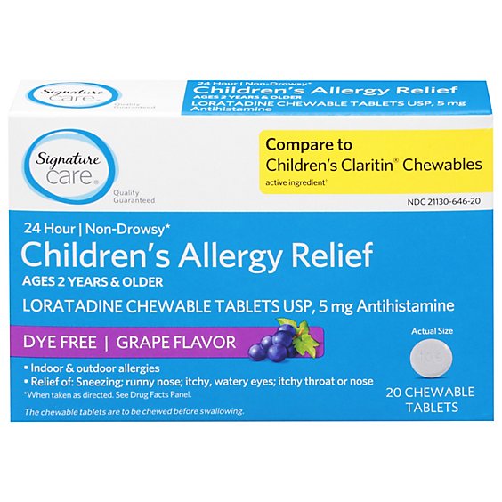 Allergy Relief Child G Chewable Tab