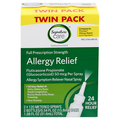 Signature Care Allergy Relief Fluticasone Twn Pk - 2-.34 Fl. Oz. - Image 3