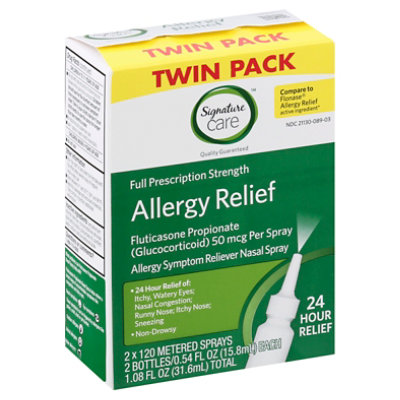 Signature Care Allergy Relief Fluticasone Twn Pk - 2-.34 Fl. Oz.