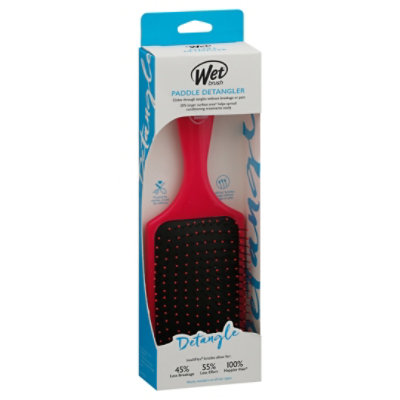 Wet Brush Paddle Detangler Hair Brush, Sky - Ultra-Soft IntelliFlex  Detangling Bristles with AquaVent Design - Spread Hair Treatments Evenly 