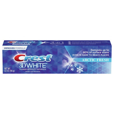 Crest 3D White Toothpaste Whitening Arctic Fresh - 4.1 Oz - Image 3
