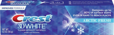 Crest 3D White Toothpaste Whitening Arctic Fresh - 4.1 Oz - Image 2