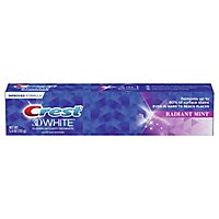Crest 3D White Toothpaste Fluoride Anticavity Whitening Radiant Mint - 5.4 Oz - Image 3