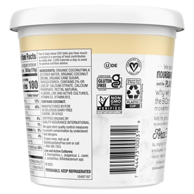 So Delicious Dairy Free Vanilla Coconut Milk Yogurt - 24 Oz - Image 2