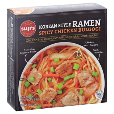 Sujis Ramen Korean Style Spicy Chicken Bulgogi - 9 Oz