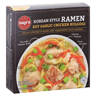 Sujis Ramen Korean Style Soy Garlic Chicken - 9 Oz