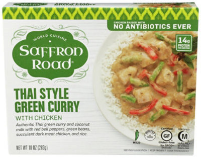Saffron R Chicken Thai Green Curry - 10 Oz