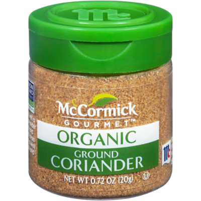 McCormick Gourmet Organic Ground Coriander - 0.72 Oz