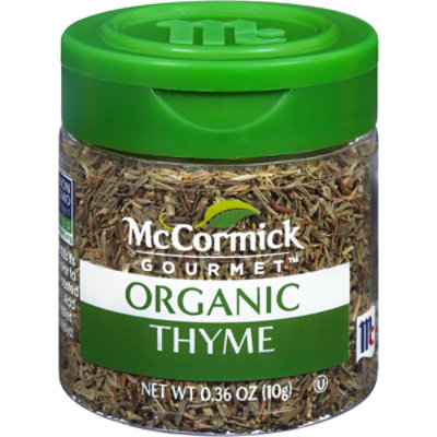 McCormick Gourmet Organic Thyme Leaves - 0.36 Oz
