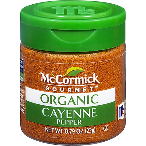 McCormick Gourmet Organic Cayenne Pepper - 0.79 Oz