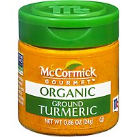 McCormick Gourmet Organic Ground Turmeric - 0.86 Oz - Image 1