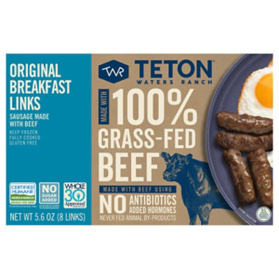 Teton Wat Sausage Original Breakfst - 5.6 Oz