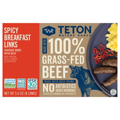 Teton Wat Sausage Spicy Breakfast - 5.6 Oz