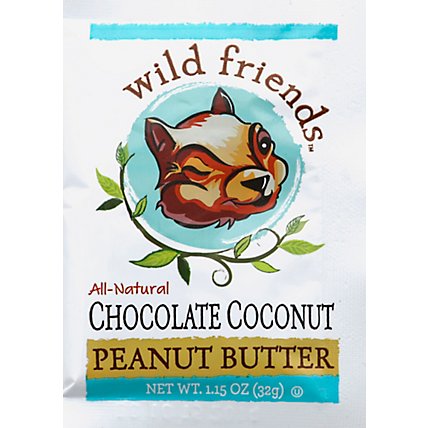 Wild Friends Peanut Butter All Natural Chocolate Coconut - 1.15 Oz - Image 2