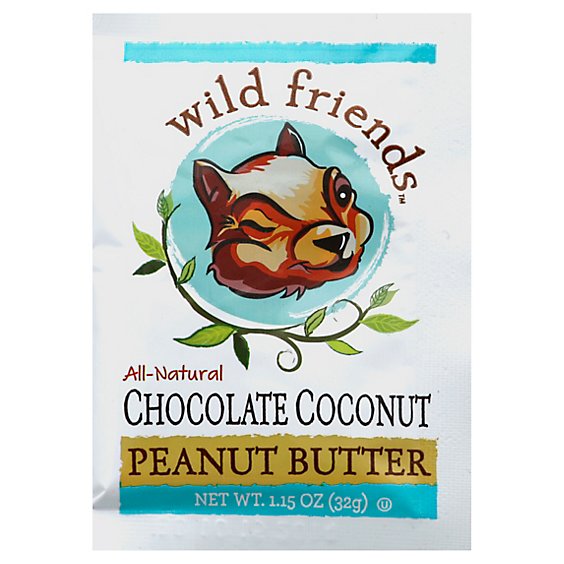 Wild Friends Peanut Butter All Natural Chocolate Coconut - 1.15 Oz