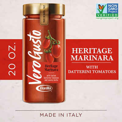 Barilla Vero Gusto Sauce Heritage Marinara - 20 Oz - Image 3