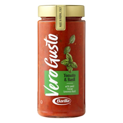 Barilla Vero Gusto Sauce Tomato & Basil - 20 Oz
