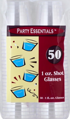 Party Essentials Shot Glasses 1 Ounce - 50 Count - Image 2