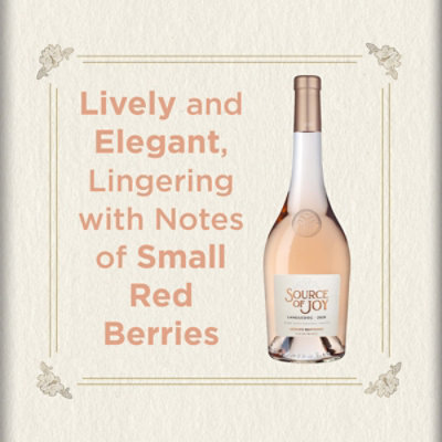 Gerard Bertrand Source of Joy Organic Rose Wine - 750 Ml - Image 2