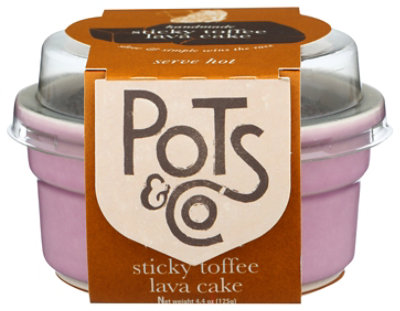 Pots & Co Cake Lava Sticky Toffee - 4.4 Oz