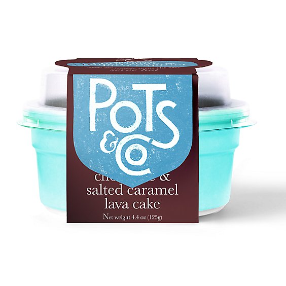 Pots & Co Cake Lava Choco Sltd Crml - 4.4 Oz