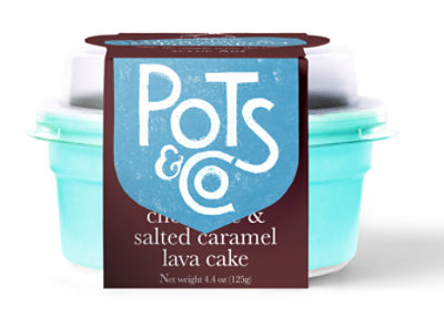 Pots & Co Cake Lava Choco Sltd Crml - 4.4 Oz