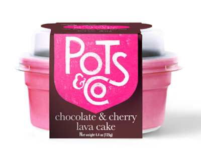 Pots & Co Cake Lava Chocolate Chrry - 4.4 Oz