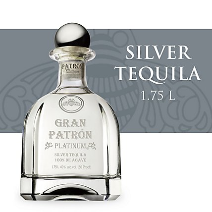 Patron Tequila Gran Platinum - 1.75 Liter - Image 1