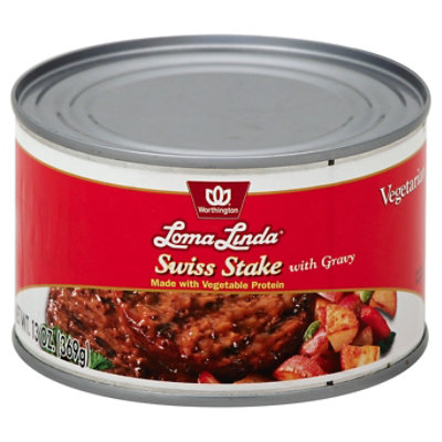 Loma Linda Swiss Stake With Gravy - 13 Oz