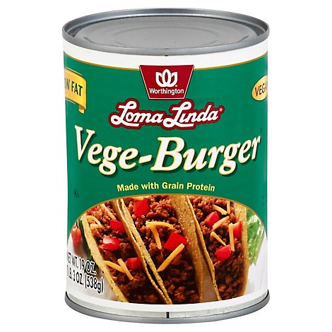 Loma Linda Vege Burger - 19 Oz