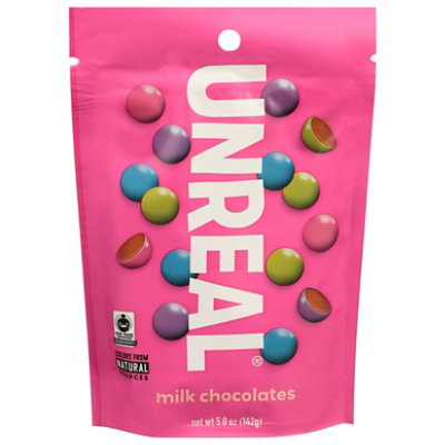 Unreal Milk Chocolate Gems - 6 Oz