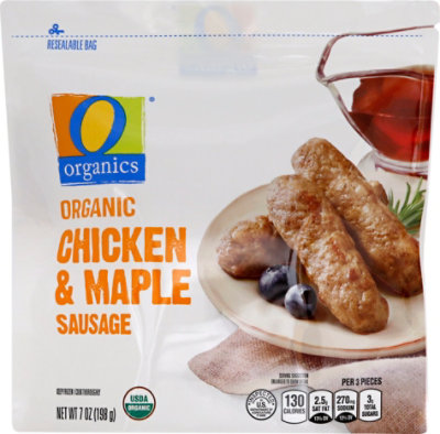 O Organics Sausage Chicken Maple Links - 7 Oz - Image 2