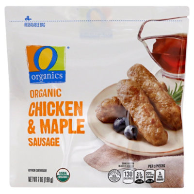 O Organics Sausage Chicken Maple Links - 7 Oz - Image 1