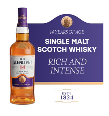 The Glenlivet 14 Year Old Single Malt Scotch Whisky - 750 Ml - Image 1