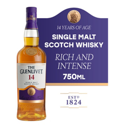 The Glenlivet Whisky Scotch Single Malt 14 Year Old - 750 Ml