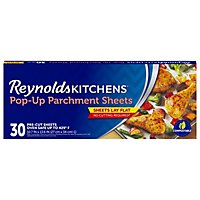 Reynolds Kitchens Parchment Paper Sheets Pop Up 10.7 Inch X 13.6 Inch - 30 Count - Image 1