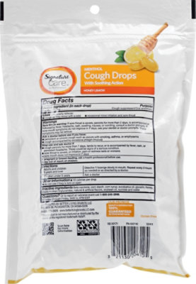Signature Care Cough Drops Menthol Hny Lemon Vp - 80 Count - Image 5