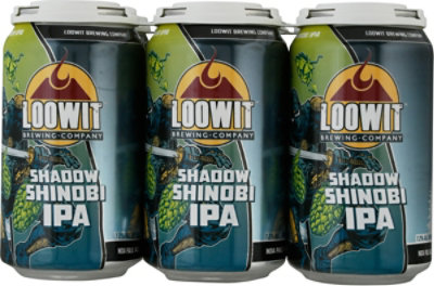 Loowit Shadow Ninja Ipa In Cans - 6-12 Fl. Oz. - Image 2