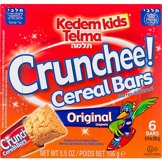 Kedem Kids Orig Cereal Bars - 5.5 Oz