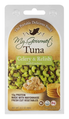 My Gourmet Tuna Celery Relish Snack Pack - 3.5 Oz