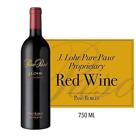 J. Lohr Pure Paso Proprietary Red Wine - 750 Ml