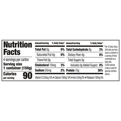 Oikos Triple Zero Blueberry Greek Yogurt Multipack - 4-5.3 Oz - Image 4