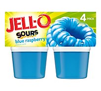 Jell-O Sours Gelatin Snacks Blue Raspberry - 13.5 Oz