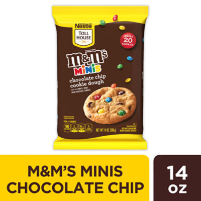 Nestle Toll House M&MS Minis Cookie Dough - 14 Oz